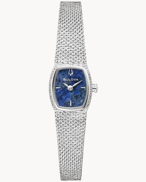 Bulova Goddess of Time 96L343 Damen Armbanduhr Blau • Saphirglas • Sodalit-Zifferblatt