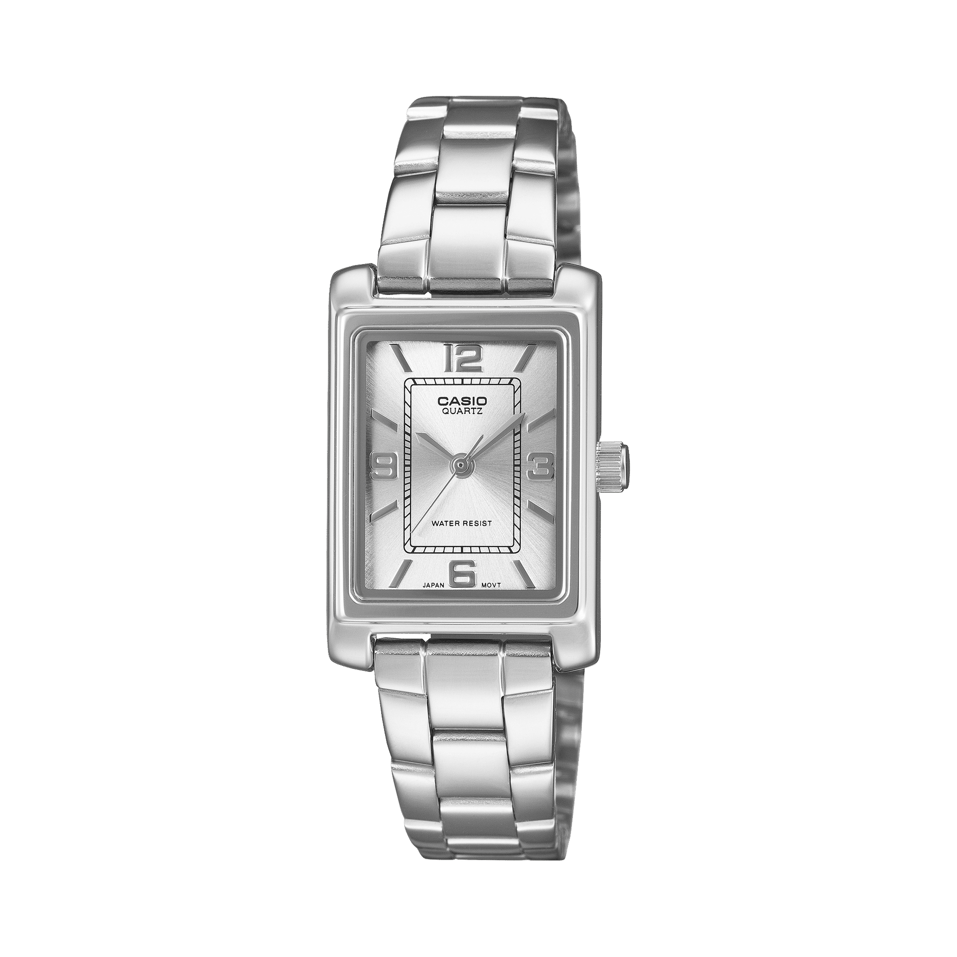 Casio LTP-1234PDD-7AEF Damen Armbanduhr Silberfarben • Mineralglas • Edelstahlband, Bild 2