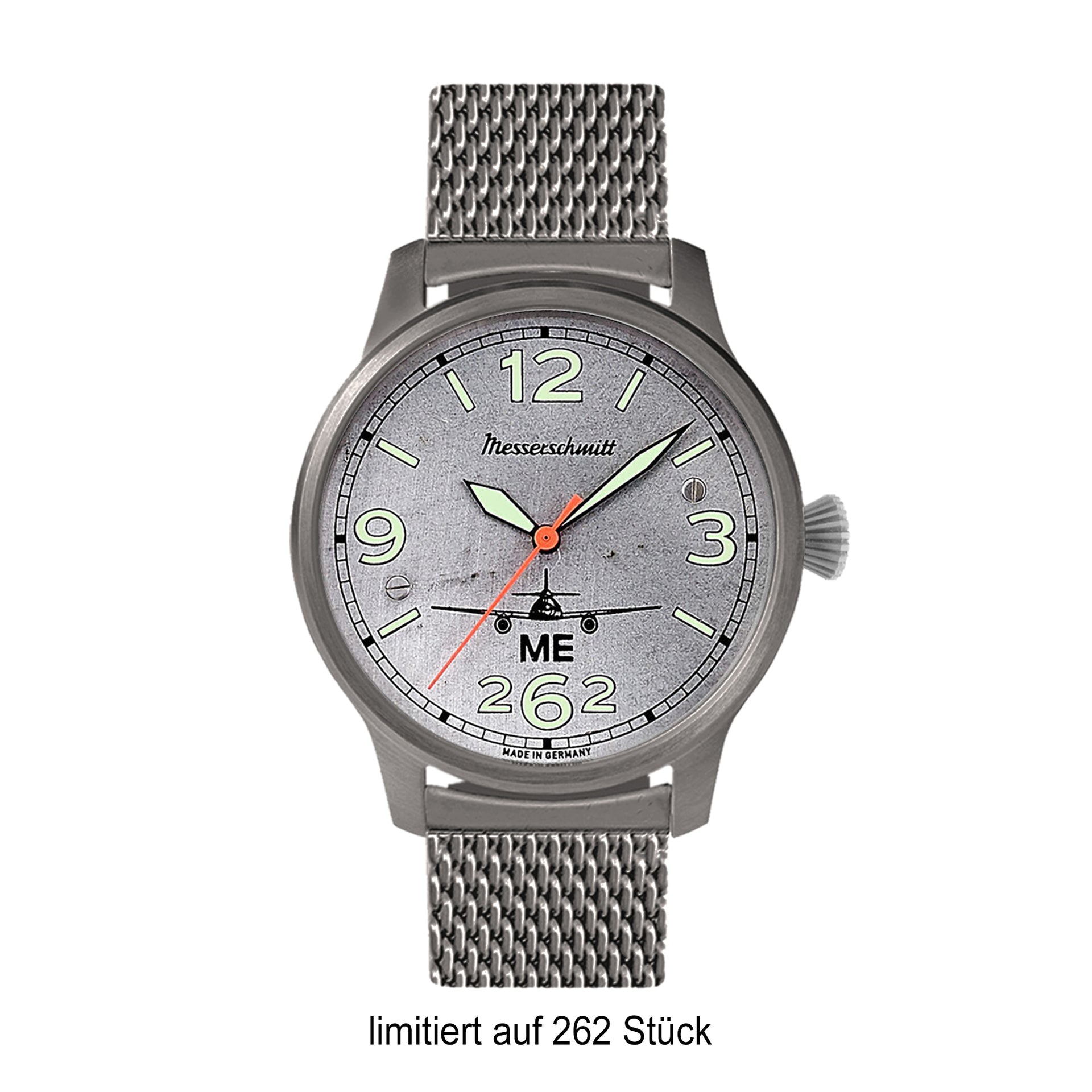 Messerschmitt ME 262 ME-262-42EXTREMA Herren Armbanduhr Brüniert • Automatikwerk ARISTOMATIC SW 200-1 • Limited Edition 262