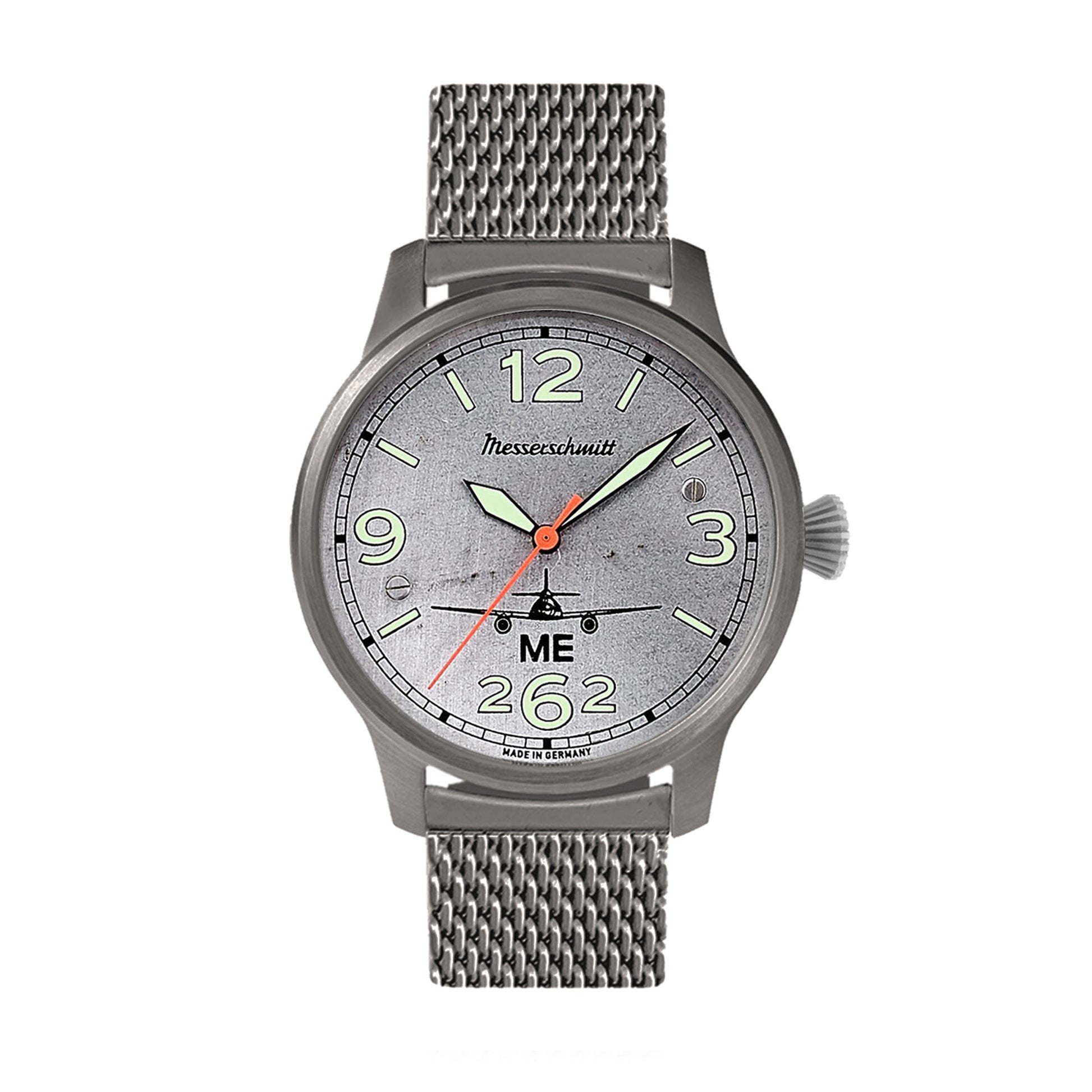 Messerschmitt ME 262 ME-262-42EXTREMA Herren Armbanduhr Brüniert • Automatikwerk ARISTOMATIC SW 200-1 • Limited Edition 262
