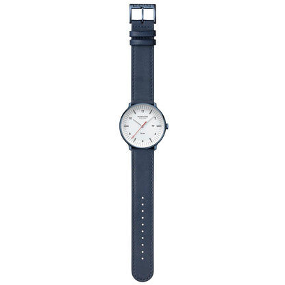 Mondaine Doppio Solar MLE.41910.LQV Herrenuhr Blau • Solarwerk Ronda 215 • Saphirglas, Bild 10