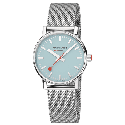 Mondaine evo2 MSE.35140.SM Damenuhr Türkis • Saphirglas • Schweizer Quarzwerk, Bild 5