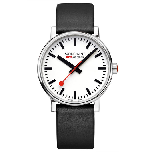 Mondaine evo2 MSE.40110.LBV Herrenuhr Schwarz • Saphirglas • Swiss Made