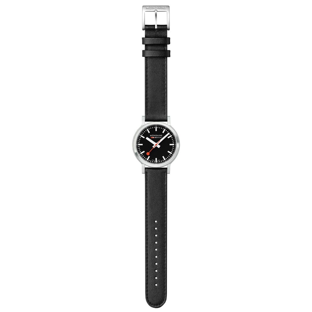 Mondaine Stop2go MST.34020.LBV.SET Damenuhr Schwarz • Saphirglas • Swiss Made Quarzwerk, Bild 9