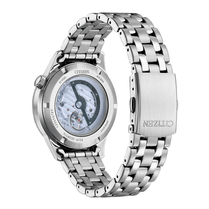 Citizen NH9131-73A Herrenuhr Silber • Automatikwerk mit Open Heart • Kaliber 8229, Bild 3