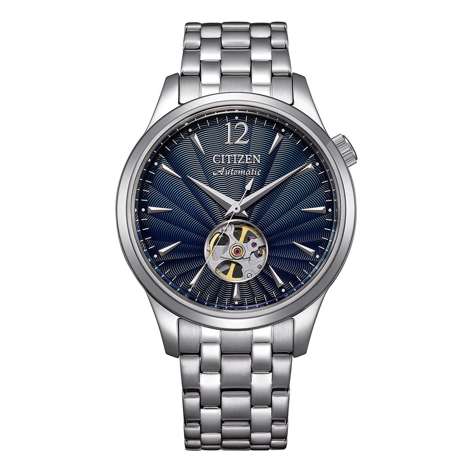 Citizen NH9131-73A Herrenuhr Silber • Automatikwerk mit Open Heart • Kaliber 8229, Bild 6