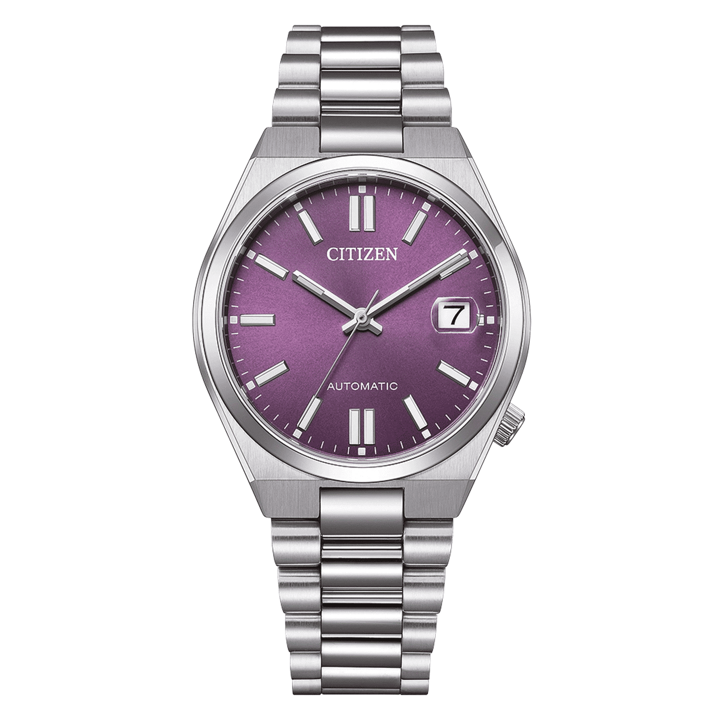 Citizen Tsuyosa NJ0200-50W Herren Armbanduhr Lila • Automatikwerk Kaliber 8210 • Saphirglas