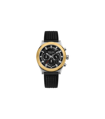 Police Modula 1.0 PEWGC00923X0 Herrenuhr Schwarz • Carbon-Lünette mit Wechselsystem • Multifunktionswerk