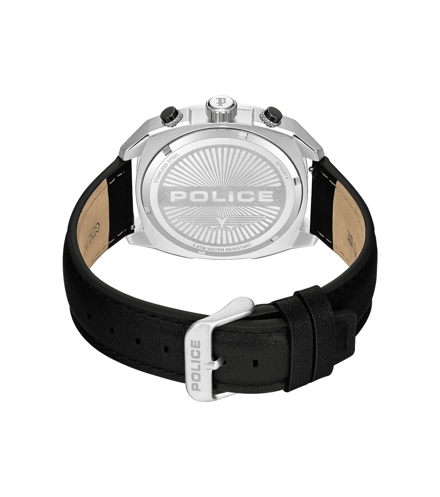 Police Portland PEWGF00814X1 Herrenuhr Silber • Multifunktions-Chronograph • Squircle-Gehäuse, Bild 3