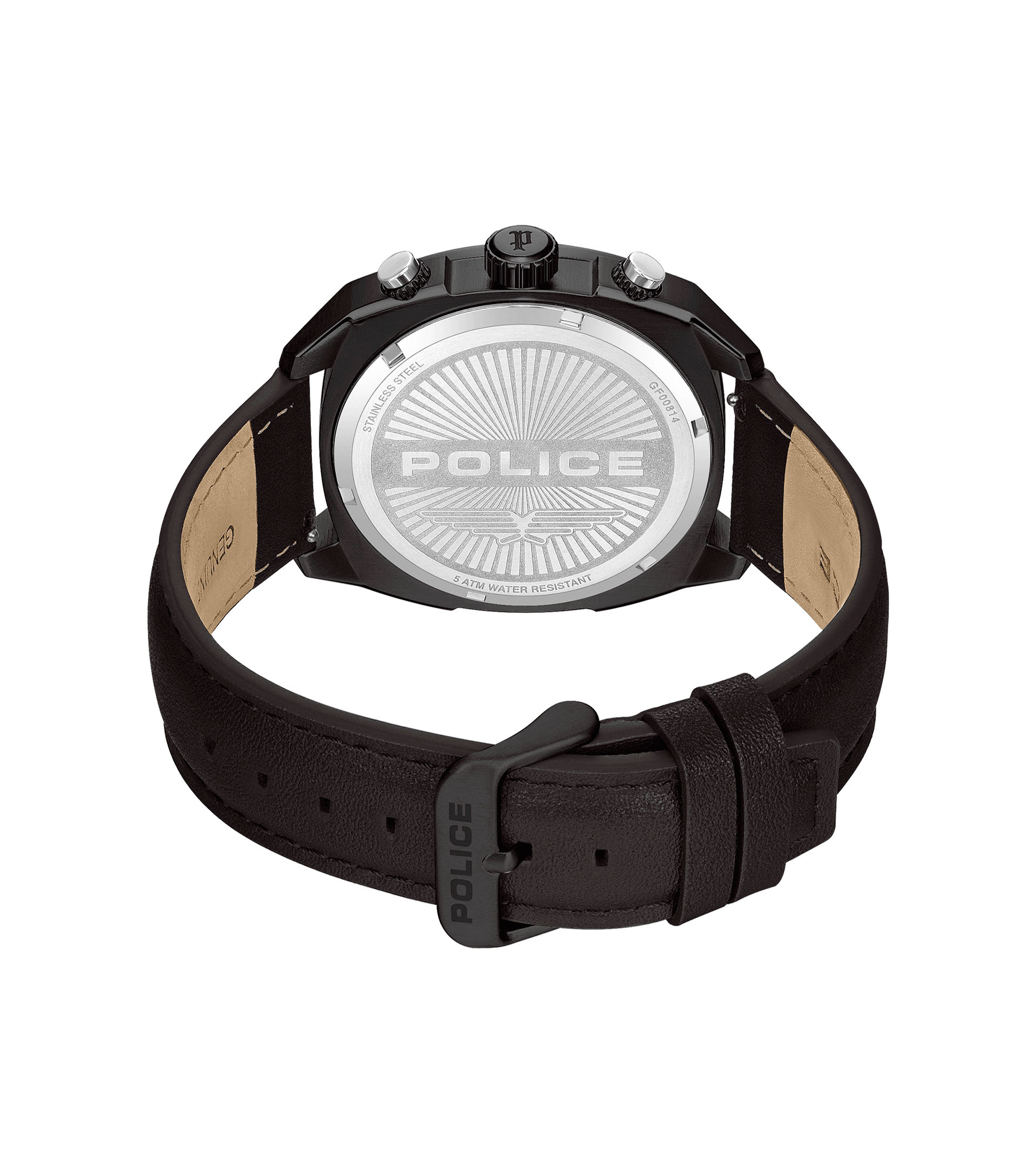 Police Portland PEWGF00814X2 Herrenuhr Mehrfarbig • Chronograph • Set mit zwei Armbändern, Bild 3