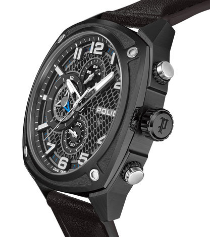 Police Portland PEWGF00814X2 Herrenuhr Mehrfarbig • Chronograph • Set mit zwei Armbändern, Bild 6