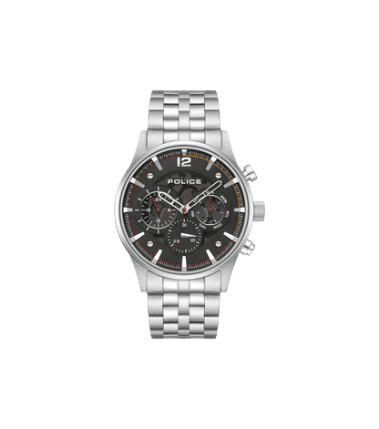 Police Driver II PEWGK0040205 Herrenuhr Silber • Multifunktionswerk • Edelstahlarmband