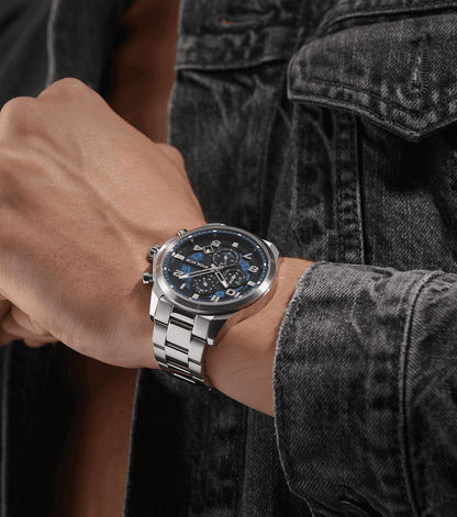 Police Soul PEWGK0053901 Herrenuhr Silber • Multifunktions-Chronograph • 5 ATM Wasserschutz, Bild 5