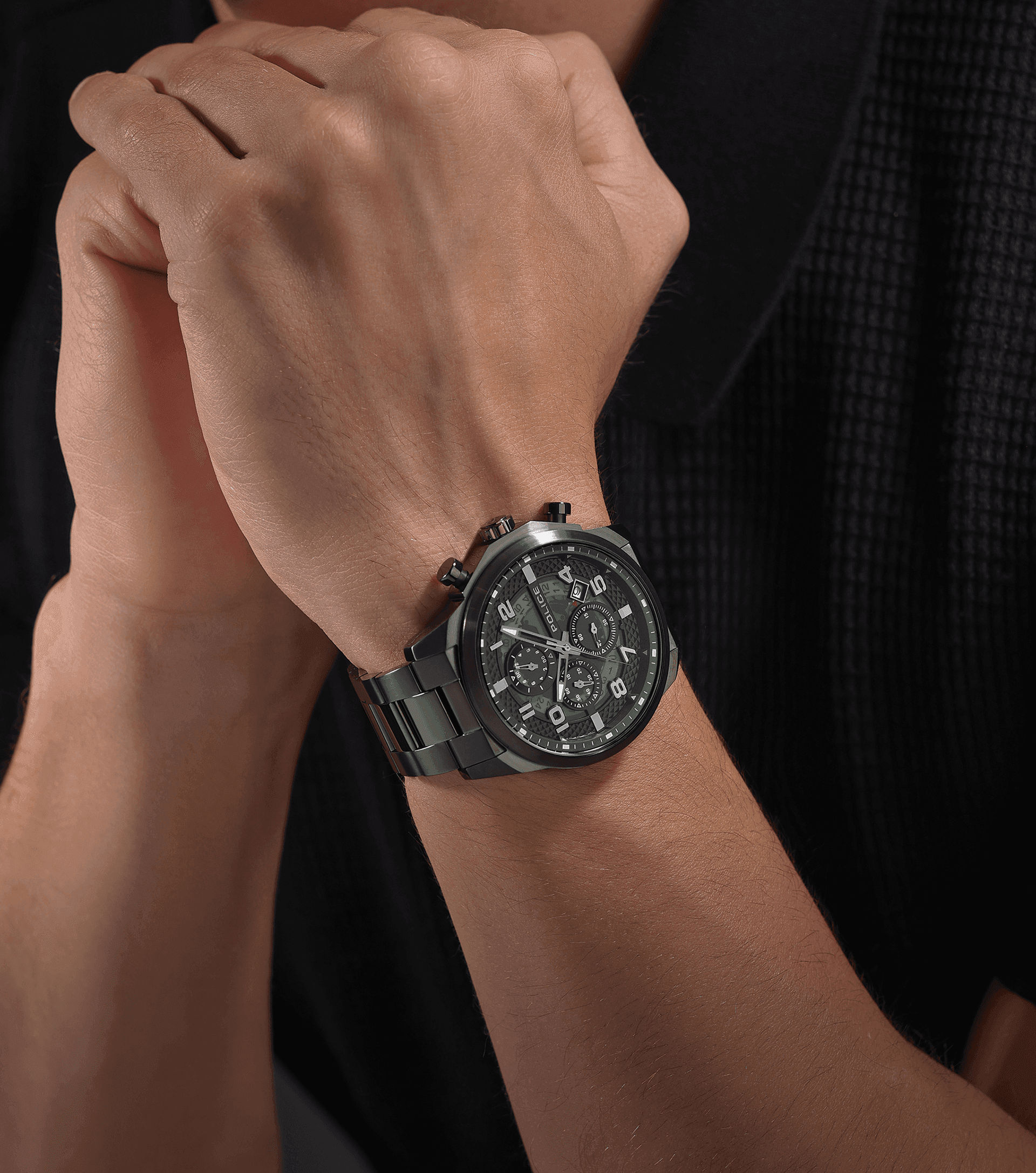 Police Soul PEWGK0053903 Herrenuhr Grau • Multifunktionswerk • 5 BAR Wasserdicht, Bild 5