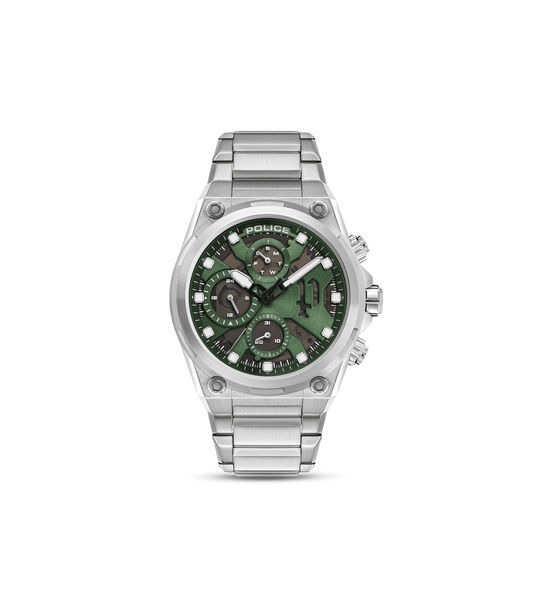 Police Airflow PEWGK2239104 Herrenuhr Silber • Multifunktionswerk • Industriedesign