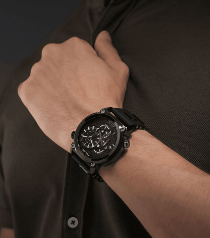 Police Boa PEWGM0071802 Herrenuhr Schwarz • Ionenplattiertes Gehäuse • Doppelkronen-Design, Bild 5