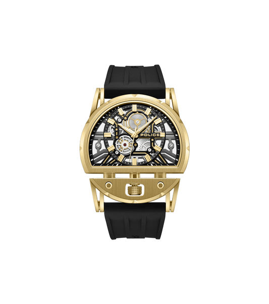 Police Daintree 2.0 PEWGM0081508 Herren • 46x53mm Gehäuse mit Gold-IP-Beschichtung • 5 ATM Wasserdicht