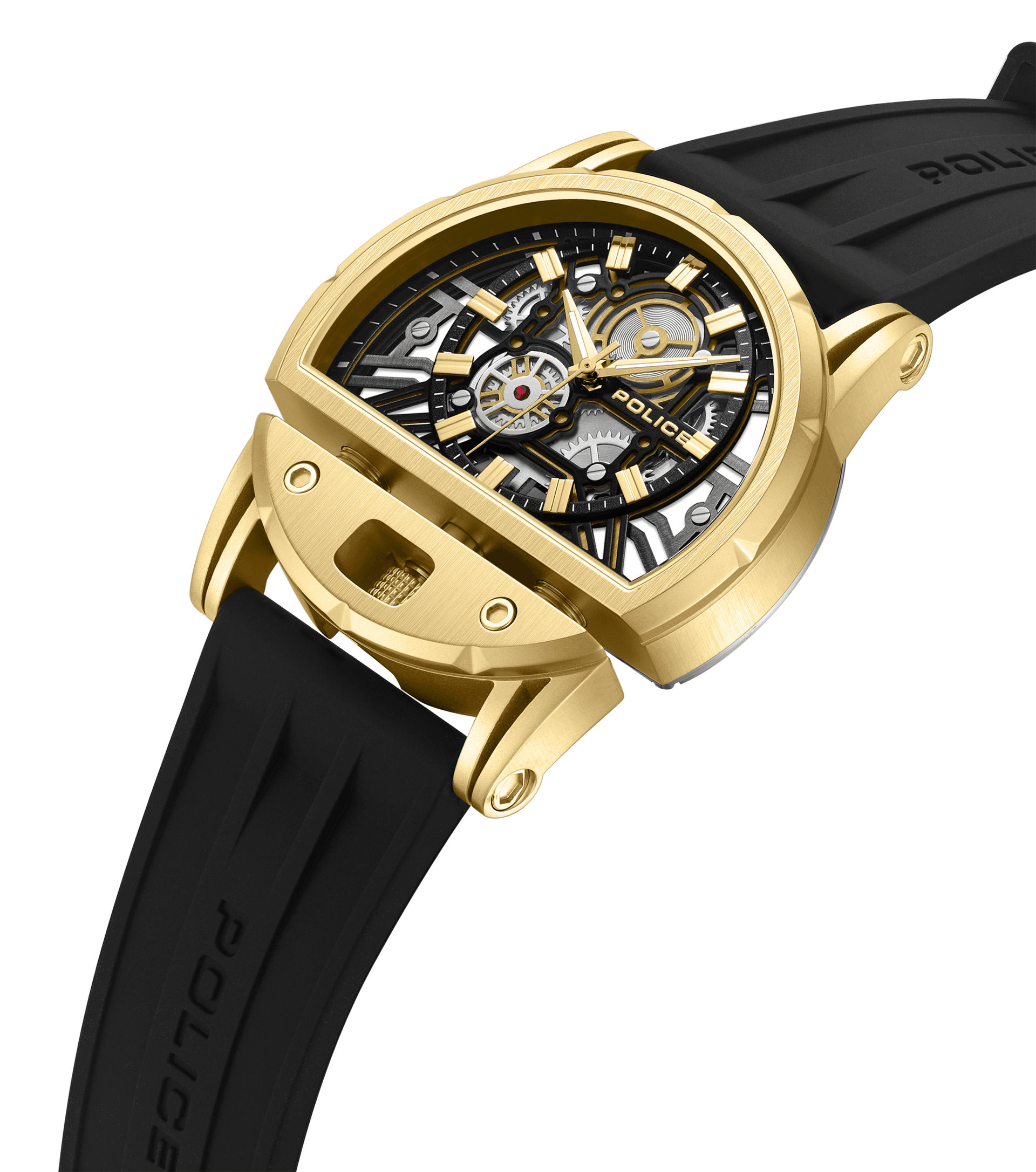 Police Daintree 2.0 PEWGM0081508 Herren • 46x53mm Gehäuse mit Gold-IP-Beschichtung • 5 ATM Wasserdicht, Bild 2