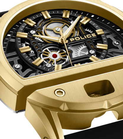 Police Daintree 2.0 PEWGM0081508 Herren • 46x53mm Gehäuse mit Gold-IP-Beschichtung • 5 ATM Wasserdicht, Bild 4