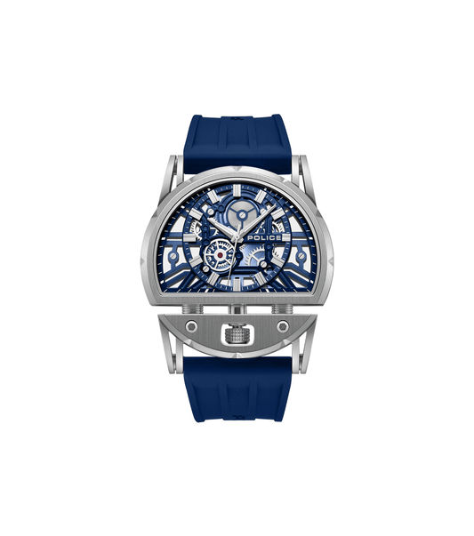 Police Daintree 2.0 PEWGM0081509 Herrenuhr Blau • Silikon-Armband • 5 ATM Wasserdichtigkeit