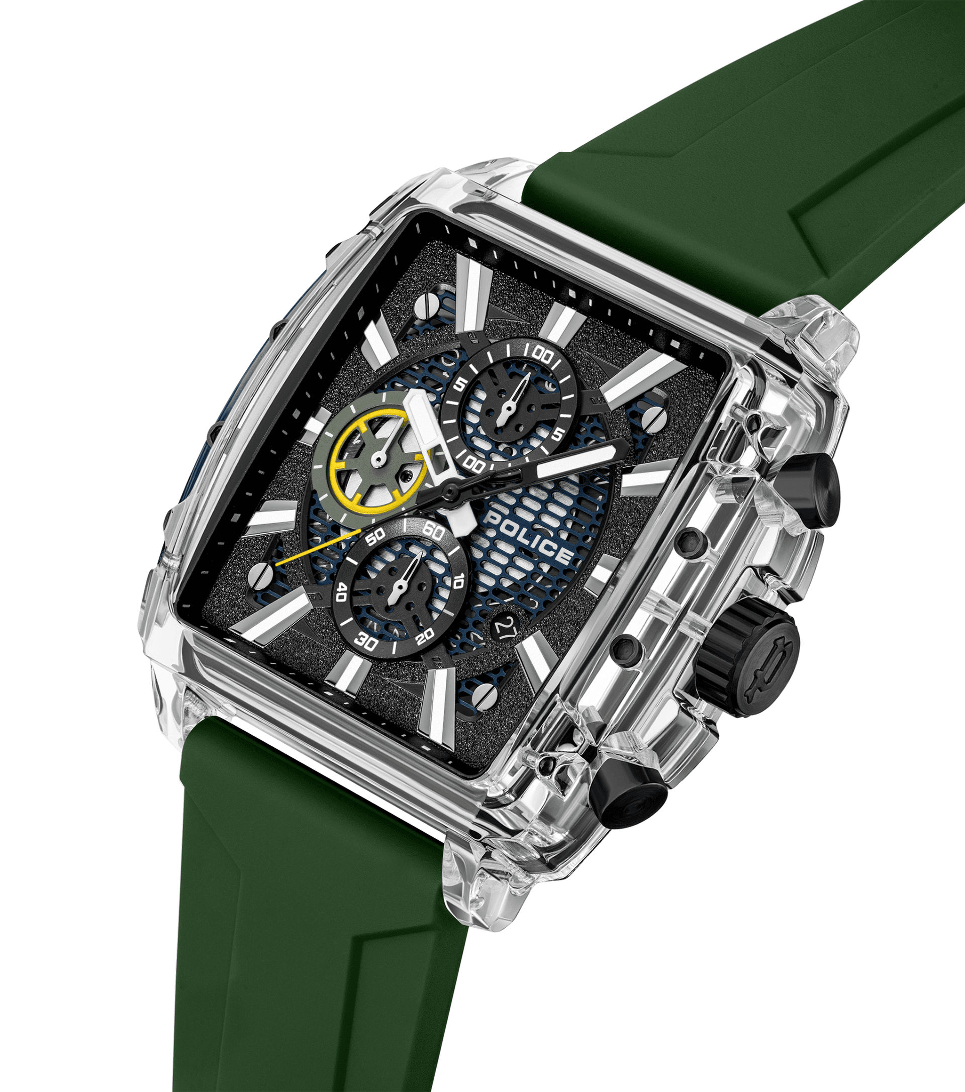 Police Clout Octet PEWGO00776X0 Herrenuhr Schwarz • Quarz-Chronograph • 8 austauschbare Armbänder, Bild 27