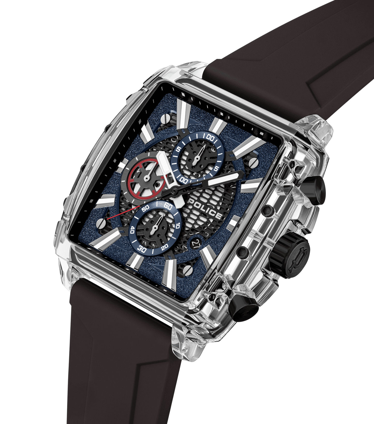 Police Clout Octet PEWGO00776X1 Herrenuhr Transparent • Quarz-Chronograph • 8 austauschbare Armbänder, Bild 9
