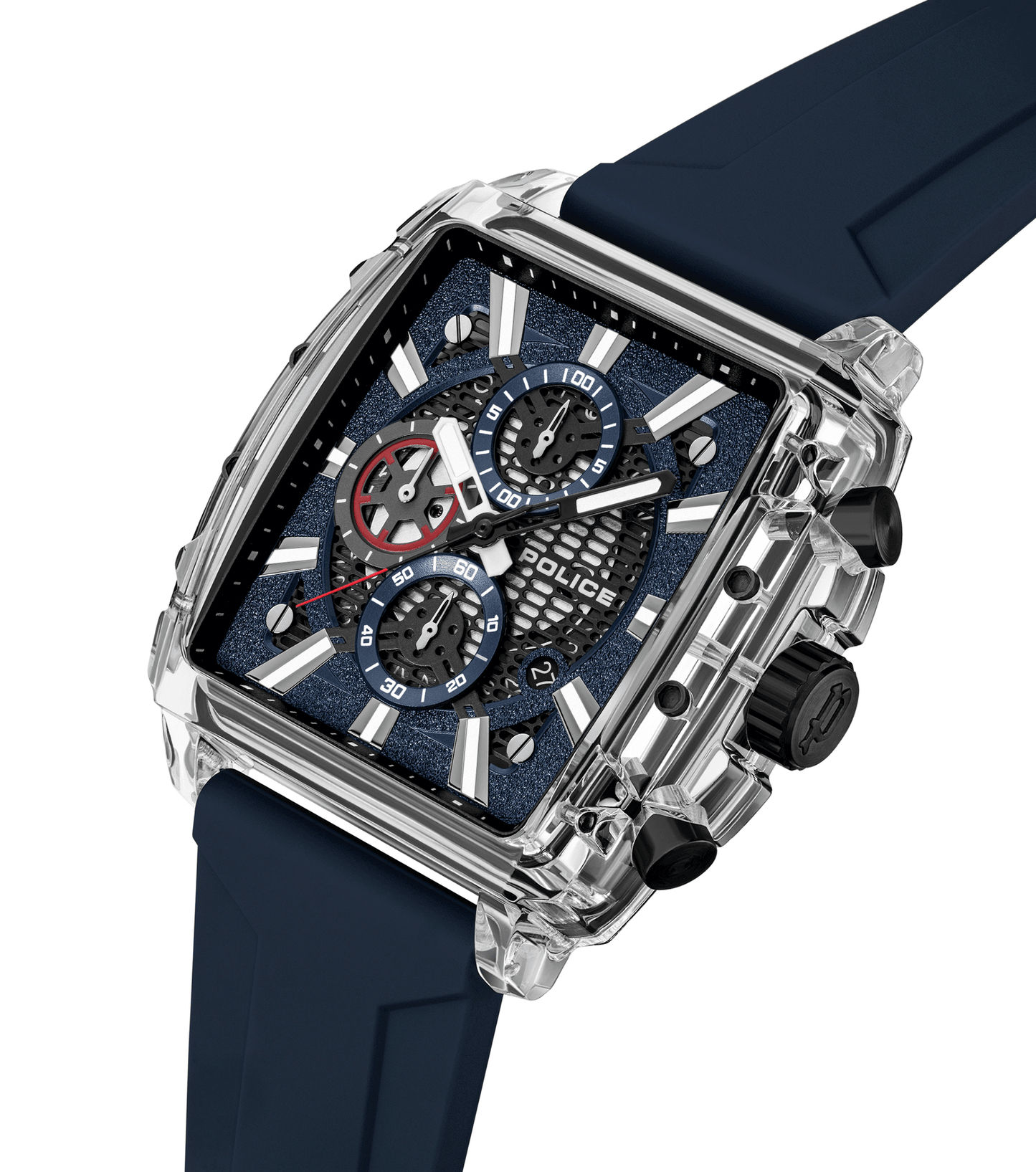 Police Clout Octet PEWGO00776X1 Herrenuhr Transparent • Quarz-Chronograph • 8 austauschbare Armbänder, Bild 12