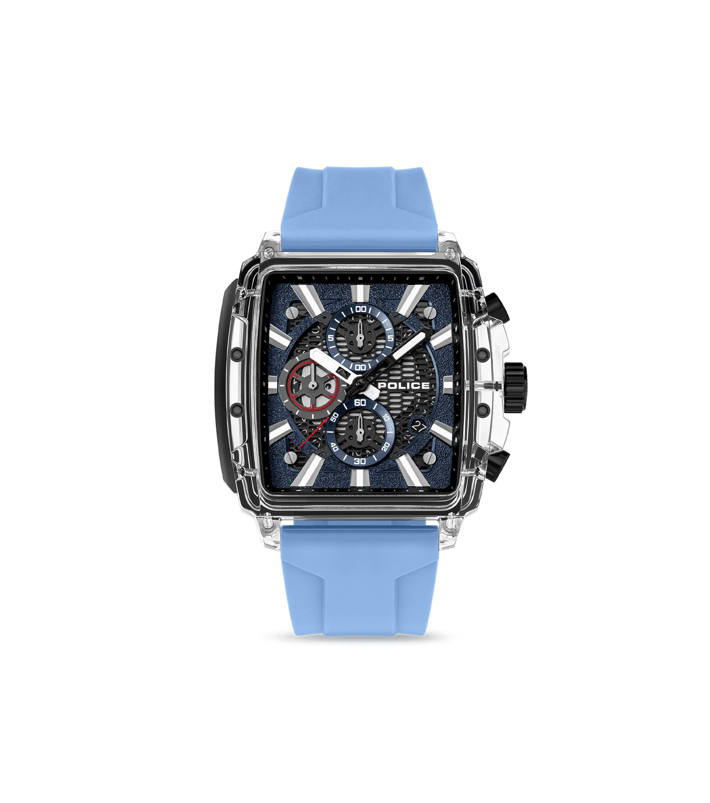 Police Clout Octet PEWGO00776X1 Herrenuhr Transparent • Quarz-Chronograph • 8 austauschbare Armbänder, Bild 20