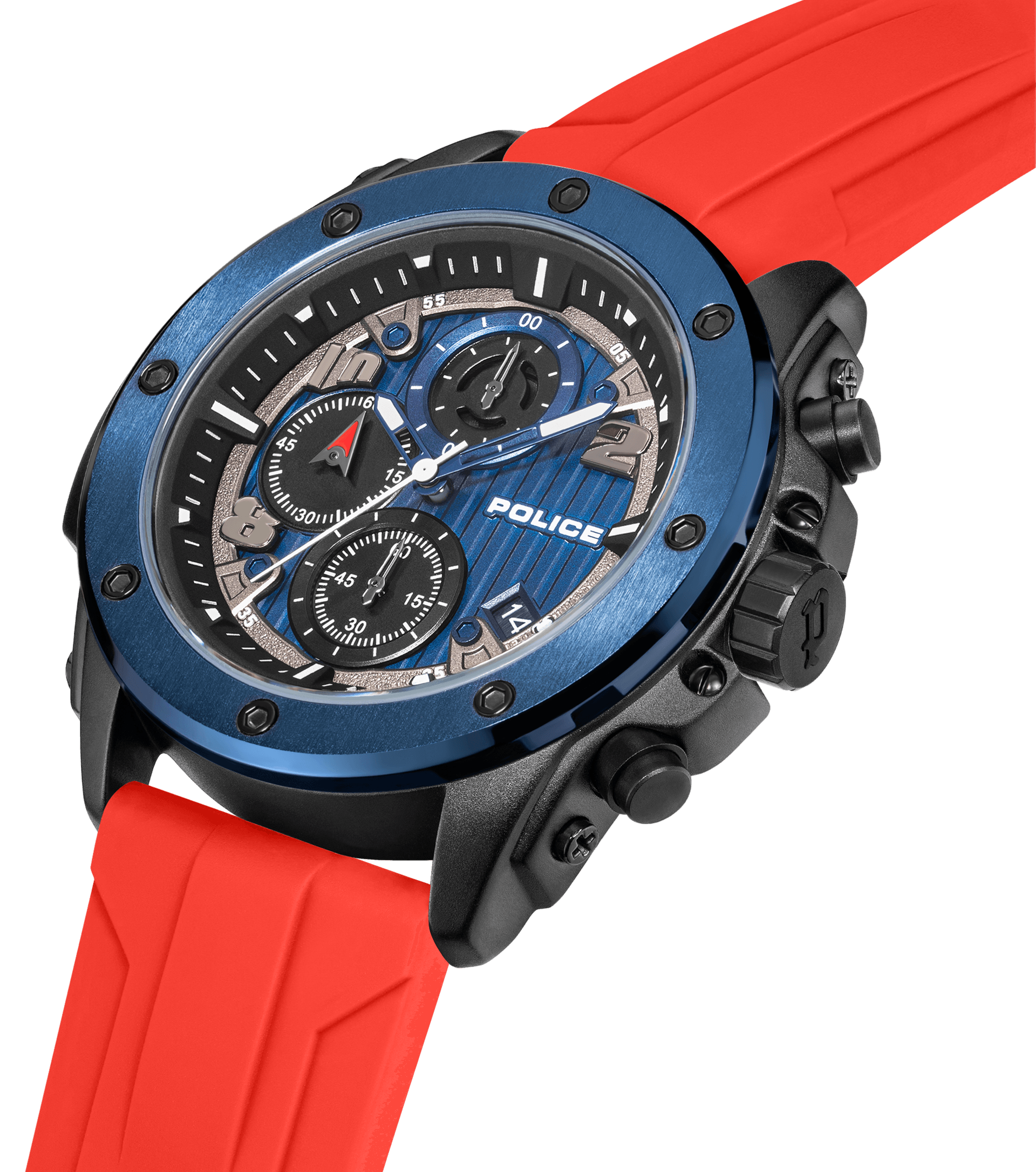 Police Clout Orb PEWGO00777X0 Herrenuhr Transparent • Chronograph • Austauschbare Armbänder, Bild 9