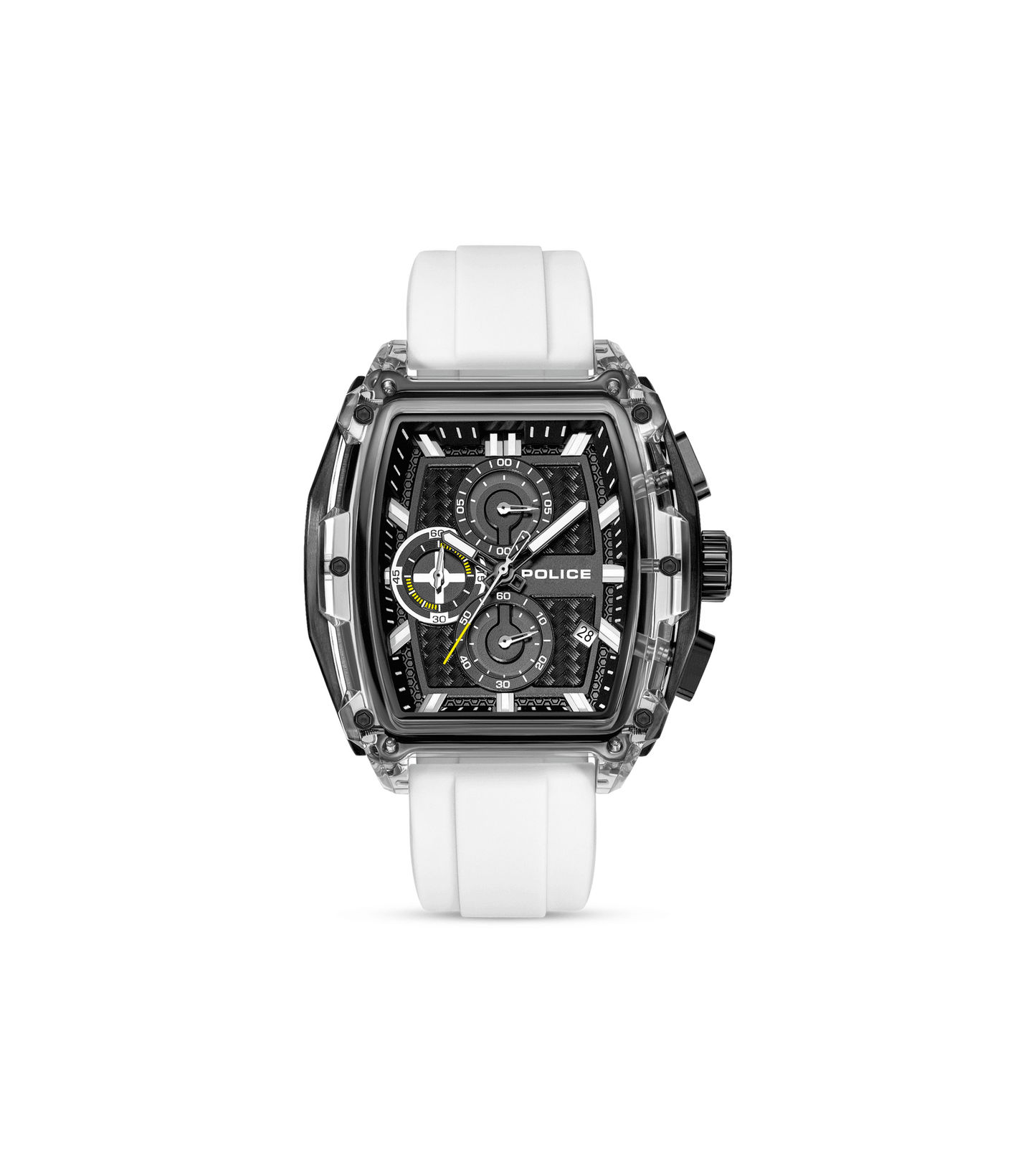 Police Clout Tank PEWGO00778X4 Herrenuhr Schwarz • Quarz-Chronograph • 8 Wechselarmbänder, Bild 23