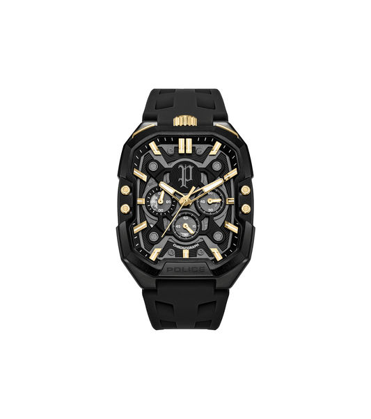 Police Bullhead PEWGO0092204 Herrenuhr Schwarz • Mineralglas • Multifunktion