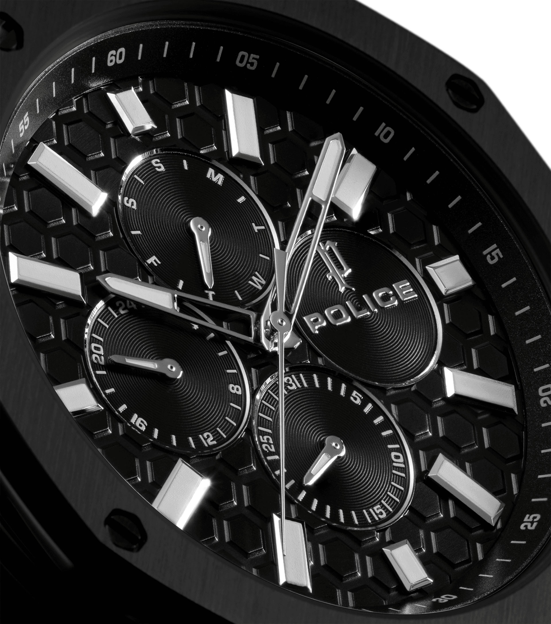 Police DUAL PEWGQ0081903 Herrenuhr Mehrfarbig • Zwei Zifferblätter • Multifunktion, Bild 8