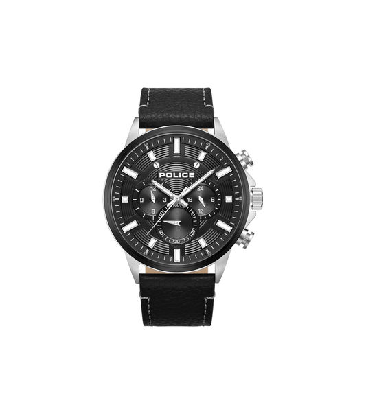 Police Kismet PEWJF2195141M Herrenuhr Schwarz • Chronograph • Edelstahlgehäuse 47 mm