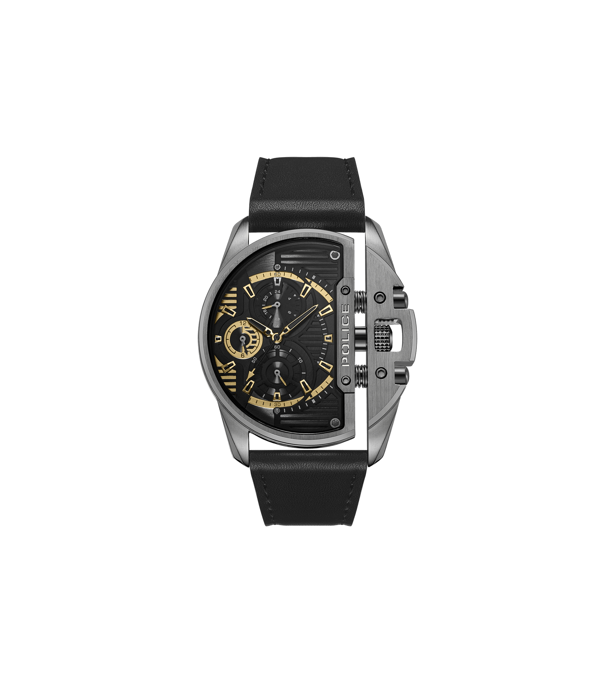Police Daintree PEWJF2203601M Herrenuhr Schwarz • Chronograph Multifunktion • 5 ATM Wasserdicht