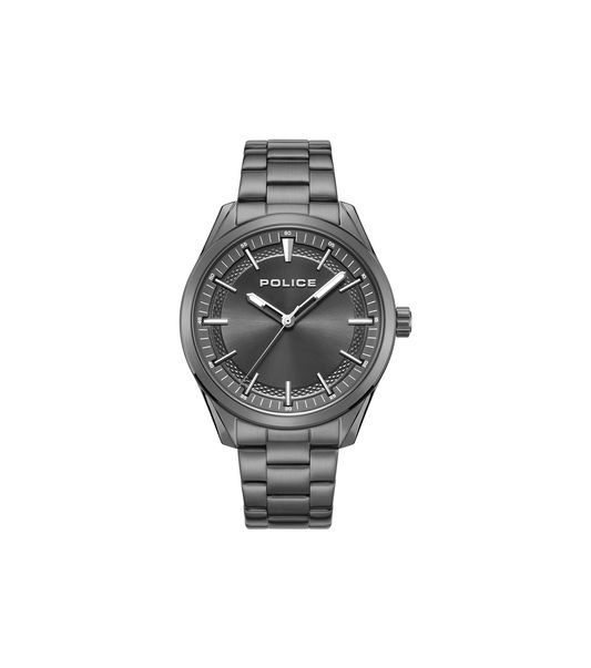 Police Grille PEWJG0018206 Herrenuhr Grau • Ion-beschichtetes Edelstahlgehäuse • 5 ATM Wasserschutz