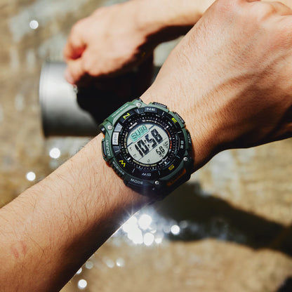 Casio Pro Trek PRG-340-3ER Herrenuhr • Tough Solar • Digital-Kompass