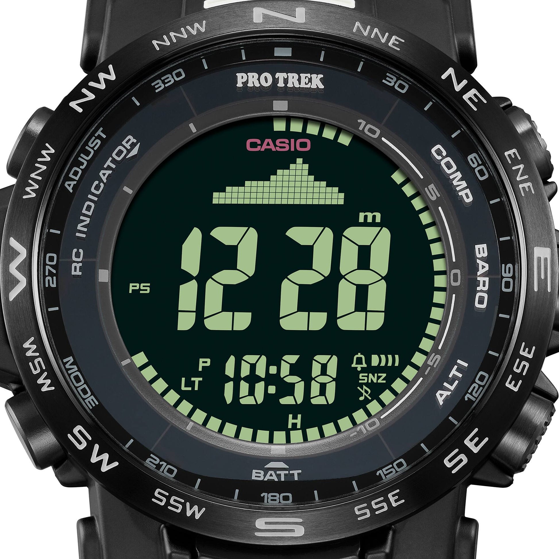 Casio PRW-35Y-1BER PRO TREK Herrenuhr Schwarz • Tough Solar & Multiband 6 • Digitaler Kompass & Höhenmesser, Bild 15