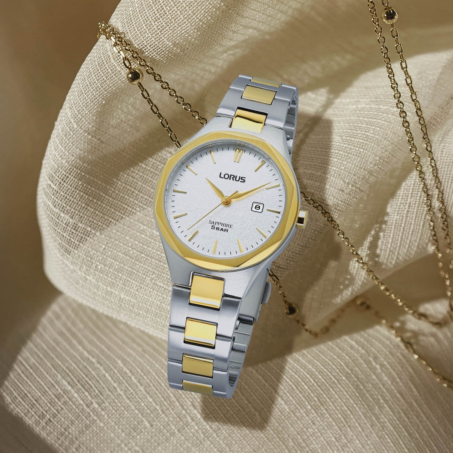 Lorus Classic RH754BX9 Damen Armbanduhr • Saphirglas • Edelstahlgehäuse, Bild 4