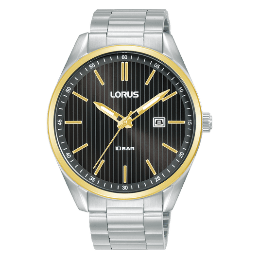 Lorus Sports RH918QX9 Herren Armbanduhr Schwarz • Mineralglas • 10 bar wasserdicht
