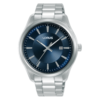 Lorus Classic RH927RX9 Herrenuhr Blau • Mineralglas • Edelstahlarmband