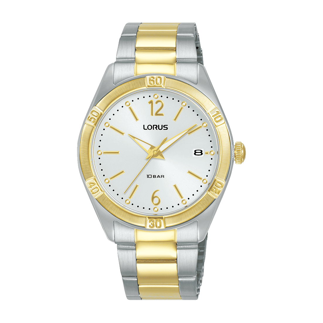 Lorus RH980QX9 Damenuhr Weiß • Mineralglas • Edelstahlarmband