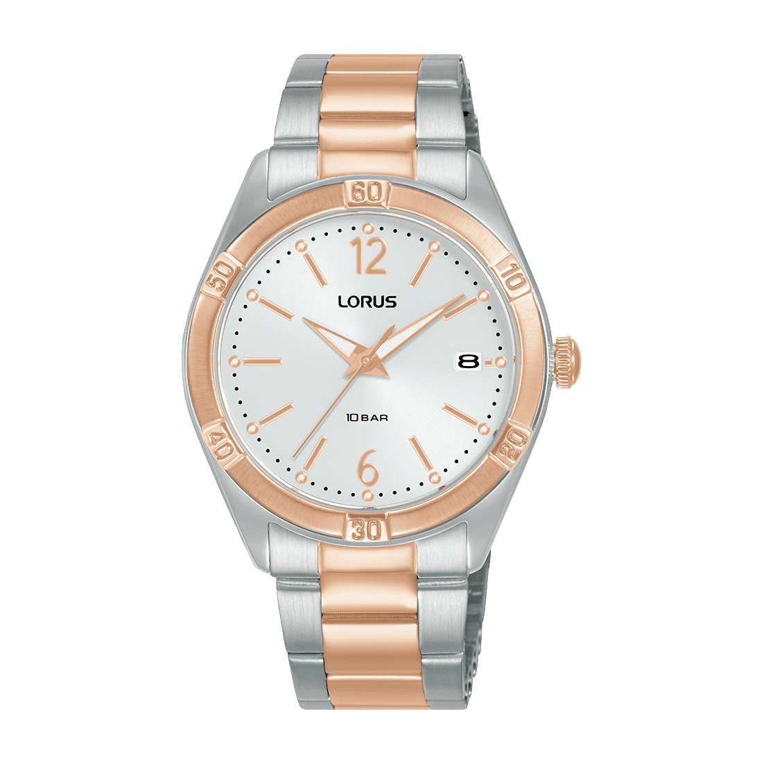 Lorus RH982QX9 Damenuhr Weiß • Mineralglas • Edelstahlarmband