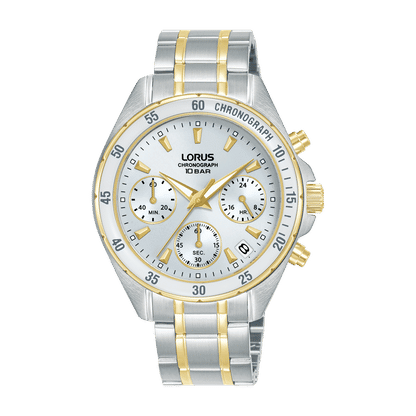 Lorus Sport RT360LX9 Damen Armbanduhr Silber • Chronograph • Mineralglas