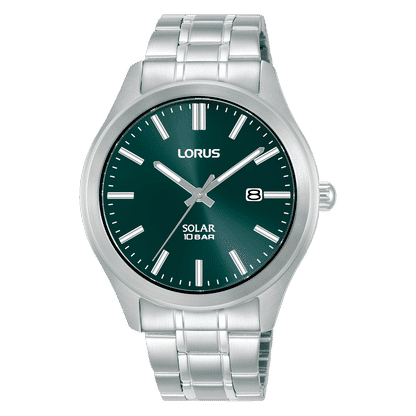 Lorus Sports RX391AX9 Herrenuhr Dunkelgrün • Solarwerk • 10 bar Wasserdicht
