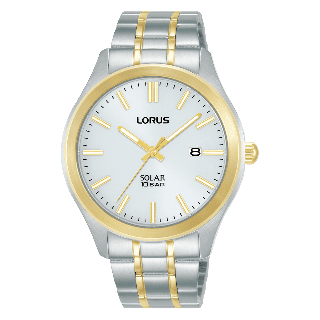 Lorus Sports RX394AX9 Herrenuhr Weiß • Solar-Uhrwerk • 10 BAR Wasserdicht