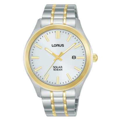 Lorus Sports RX394AX9 Herrenuhr Weiß • Solar-Uhrwerk • 10 BAR Wasserdicht
