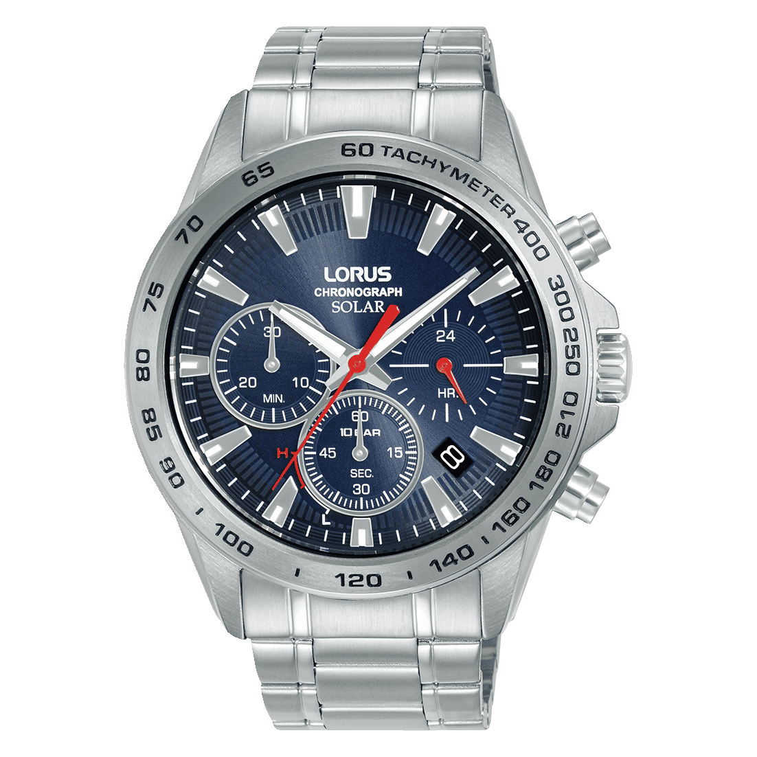 Lorus Sports RZ503AX9 Herrenuhr Chronograph • Solarwerk • Mineralglas