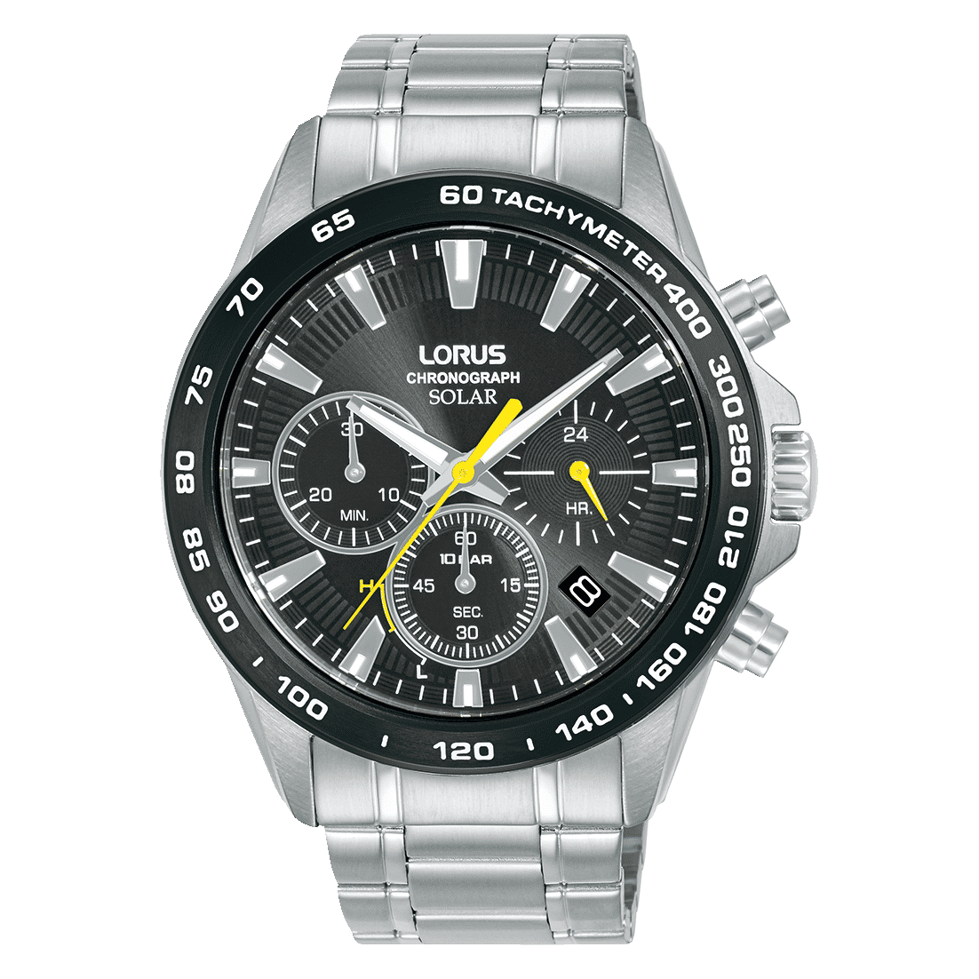 Lorus Sport RZ507AX9 Herren Armbanduhr • Solar-Chronograph • Solarwerk mit Gangreserveanzeige