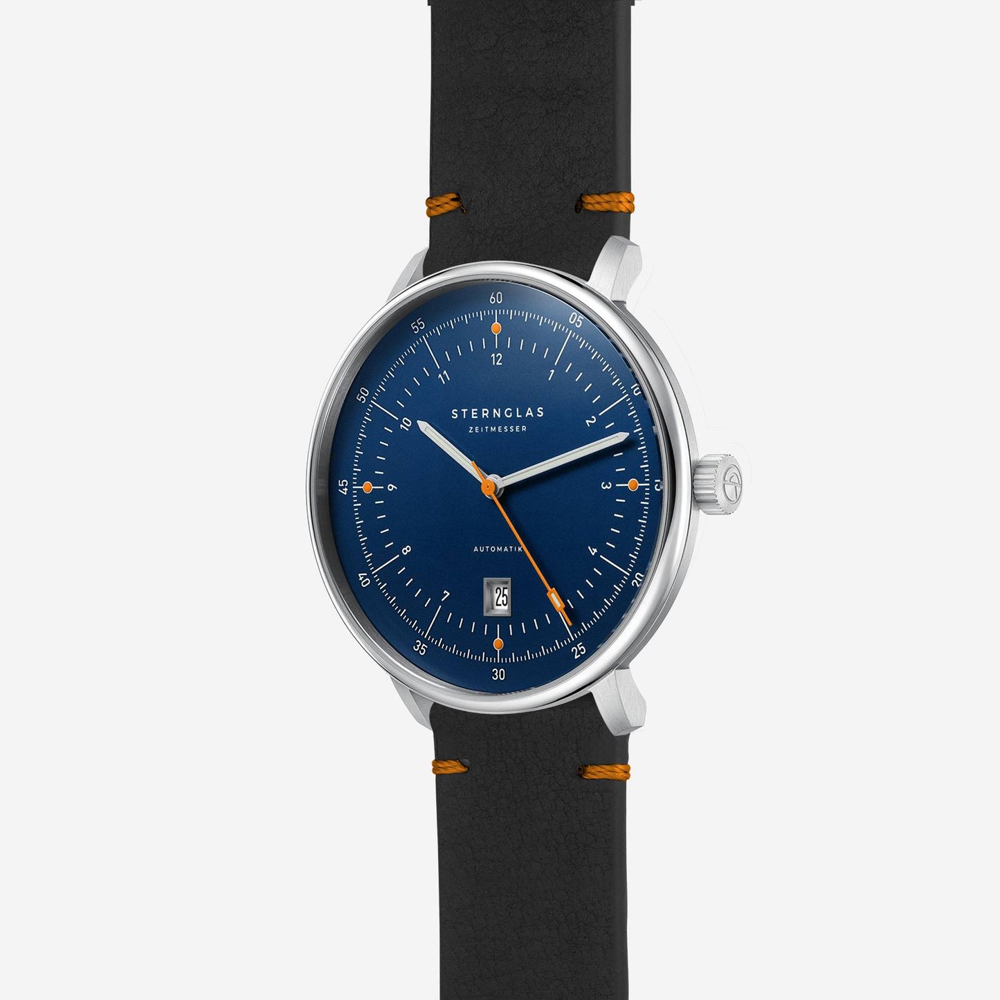 Sternglas Hamburg Küste 2.0 S02-HHX06-EB05 Herren Armbanduhr Blau • Automatikwerk mit Steuerrad-Rotor • Saphirglas doppelt