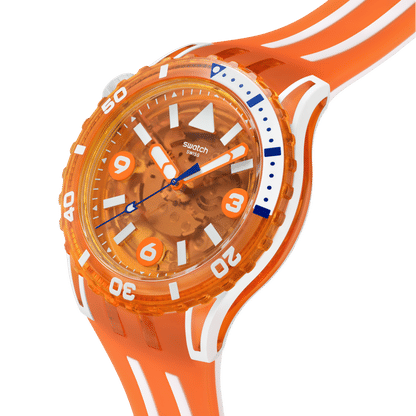 Swatch Scubaqua SSCU09O100 Armbanduhr Pacific Sea Nettle • Bioceramic-Gehäuse • Taucheruhr, Bild 3